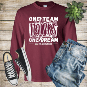 Red Oak Elementary Long Sleeve Spirit Tee