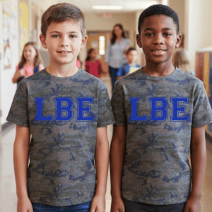Longbranch Vintage Camo LBE Tee – Built for Big School Spirit!