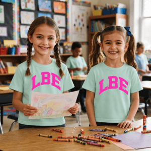 Longbranch Elementary Chalky Mint Tee – Fresh & Fun for LBE!