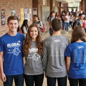 Global High School Senior Roster Tee